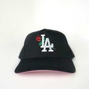 Los Angeles Rose LA Concept Pink Brim Pinky Black Snapback